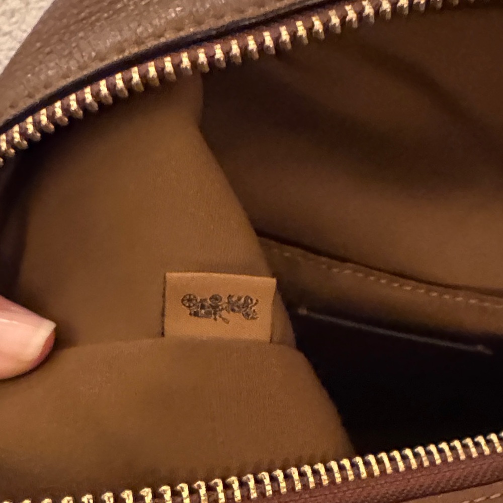 Coach Abby Duffle hobo Brown Leather Shoulder Bag - Picture 5 of 11